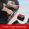 D Shape Rubber Hood Door Guard Trim Molding for Cars 