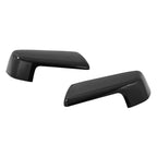 Pair Gloss Black Mirror Cap Covers for Chevy Silverado 1500 (2019–2025)