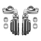 Chrome Highway Foot Pegs for Honda Harley Touring Dyna (25/32/35mm)