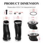 Carburetor Intake Boot Joint Kit for Yamaha YFM350X Warrior (1UY-13586-02-00)
