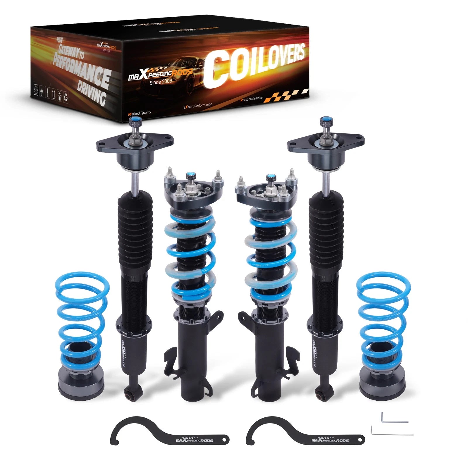 Racing Coilovers Kit 24 Way Damper Strut for Volvo S40 Sedan (2004–2012)