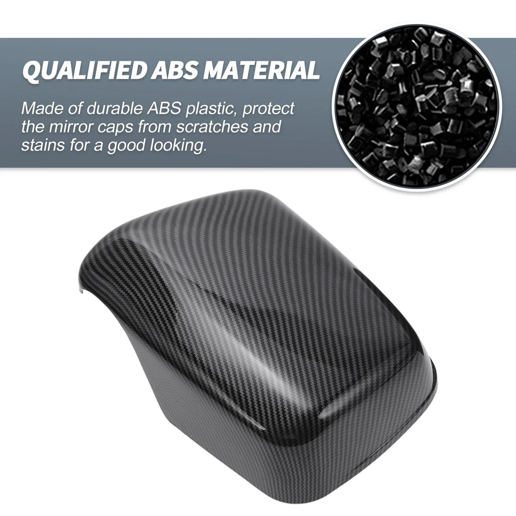 Rearview Mirror Cover Overlay Black Carbon Fiber for Lexus RX300 (1999-2003)