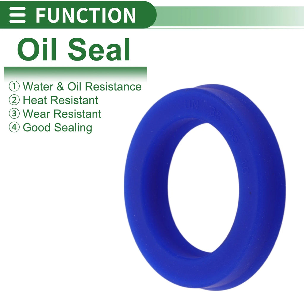 Set of 5 Oil Seal Rotary Shaft Seal 38x55x10mm for Various Models