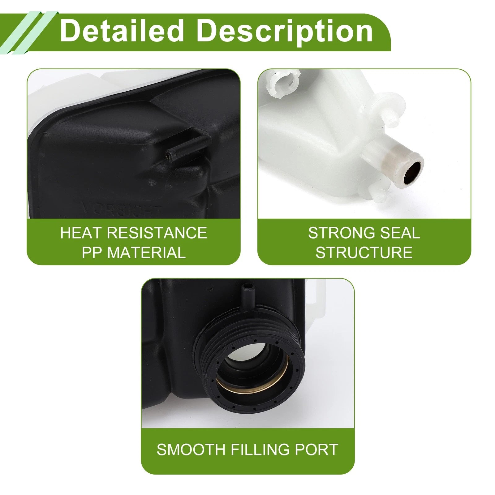Coolant Expansion Overflow Tank No. 2105000549 for Mercedes-Benz E55 (1999–2006)