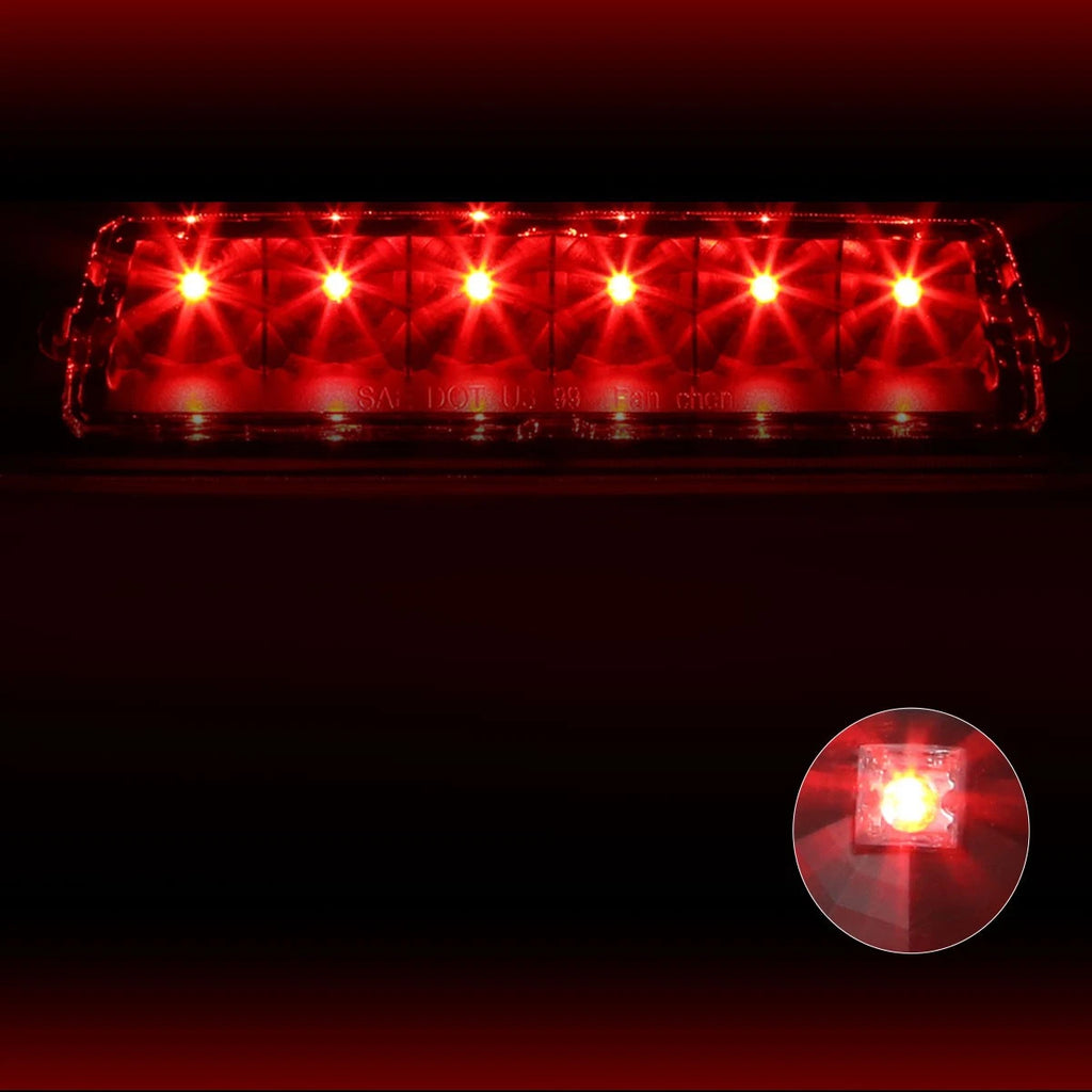 Dual Row LED Third Brake Light for Highlander (2001–2003) - Chrome