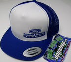 Powerstroke Trucker Flat Bill Snapback Hat for Ford (Fits All Models)