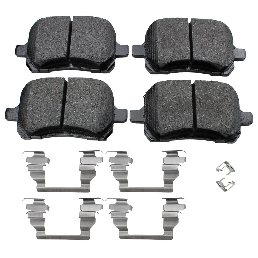 Set of 4 Akebono ProACT Front Ceramic Brake Pads for ES300 RX300 Avalon Camry Solara (1999–2006)