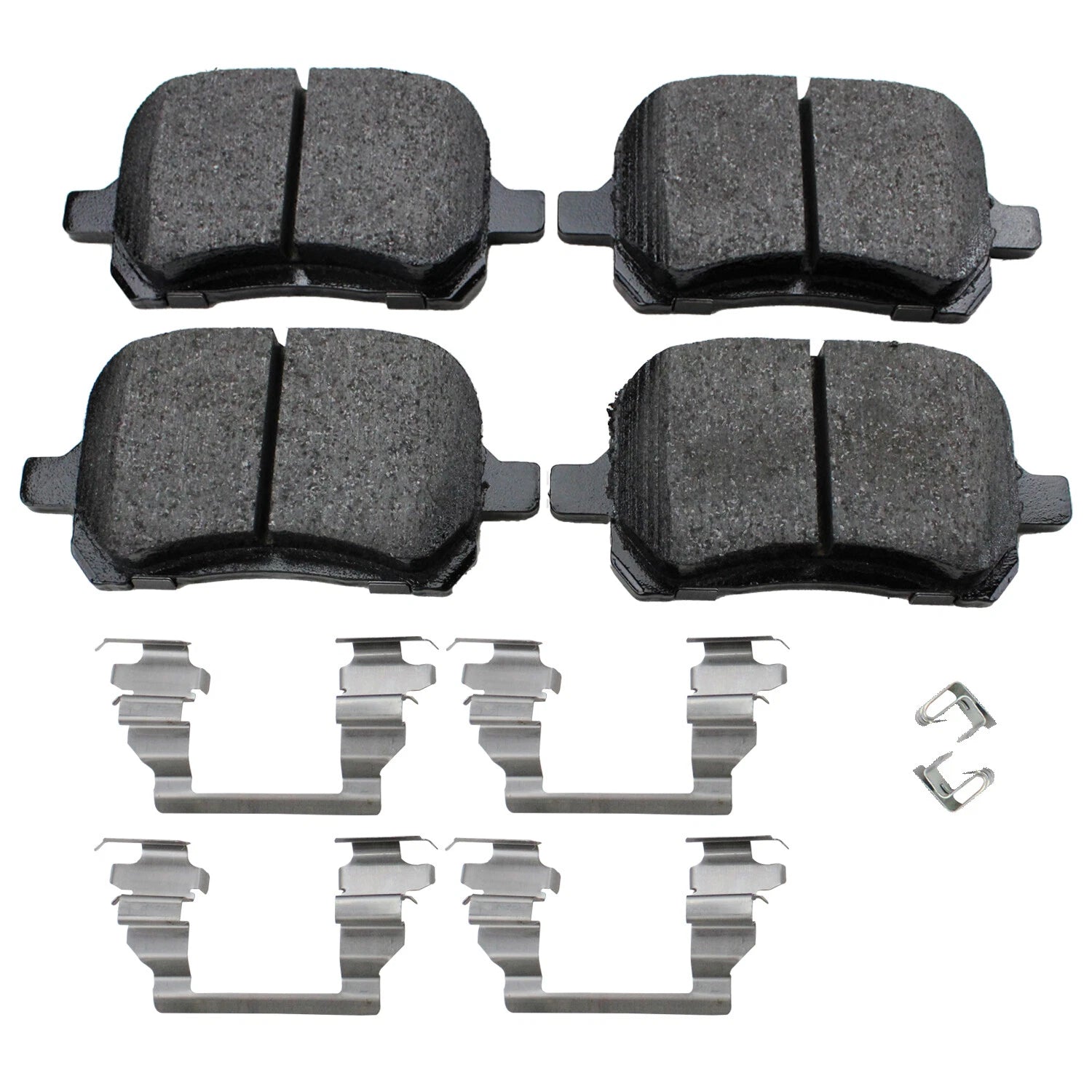 Set of 4 Akebono ProACT Front Ceramic Brake Pads for ES300 RX300 Avalon Camry Solara (1999–2006)