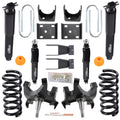 Front 5" / Rear 7" Shackle Lowering Kit Shocks for Chevy Silverado 88-98