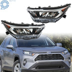 Set of 2 Left+Right Headlight Assembly for Toyota RAV4 (2019–2022) LED