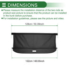 Retractable Cargo Cover for Volkswagen Touran (2006–2015) Aluminum Alloy