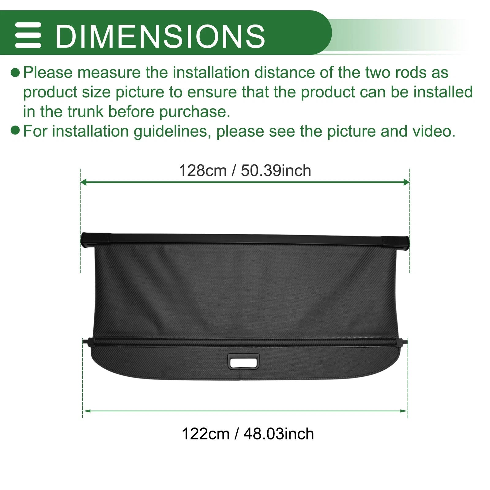 Retractable Cargo Cover for Volkswagen Touran (2006–2015) Aluminum Alloy