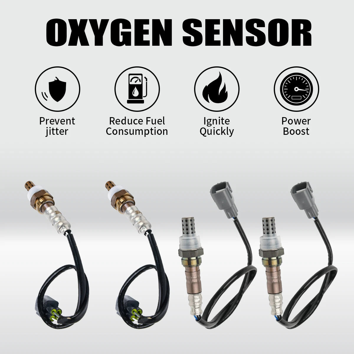 4X O2 Oxygen Sensor Upstream & Downstream for Toyota 4Runner Lexus GX470 (2003–2009)
