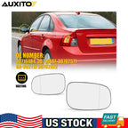 Heated Mirror Glass Replacement for Volvo C30 C70 S40 S60 (2007–2013)