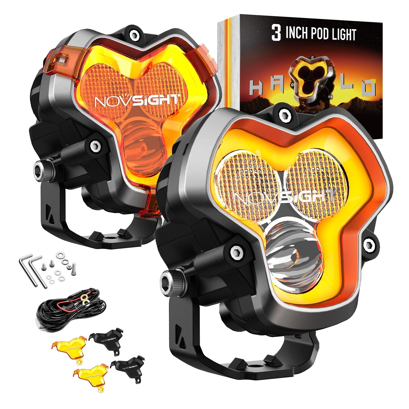 2X LED Pods for SUV 4WD (Offroad Driving Lamp)