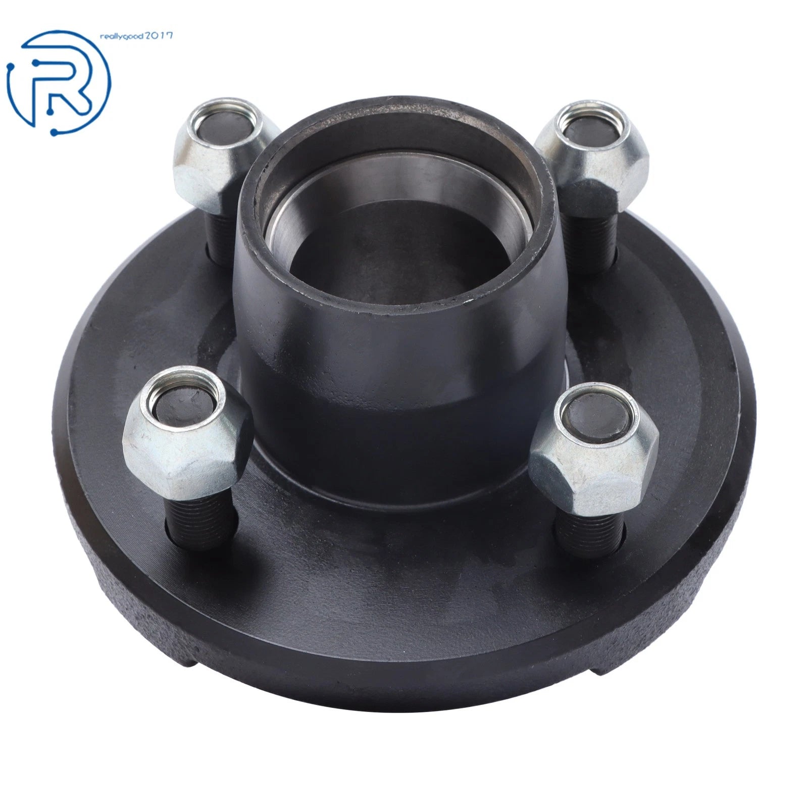 Set of 2 Trailer Hub Kit & BT8 Spindle & Bearing Kit for 4 on 4" Trailers (2000 lbs)