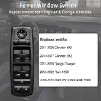 Power Window Control Switch for Chrysler 200 300 Dodge Charger Ram (2011-2019)