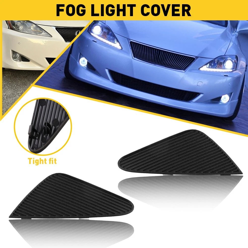 Fog Light Covers Grille Pair for Lexus IS IS250 IS350 (2006–2008)
