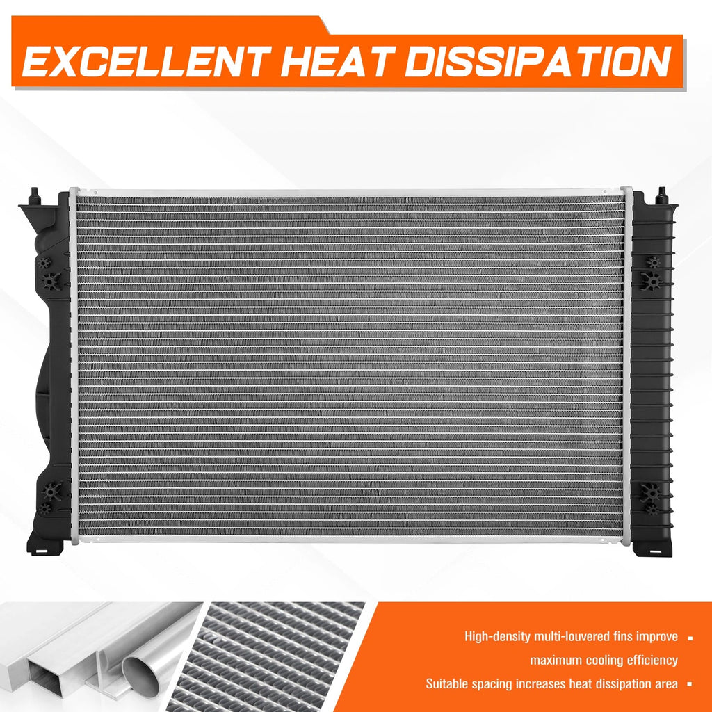 Aluminum Core Cooling Radiator for Audi A6 2.8L 3.2L (2005–2010) DPI-2828