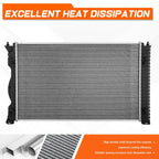 Aluminum Core Cooling Radiator for Audi A6 2.8L 3.2L (2005–2010) DPI-2828