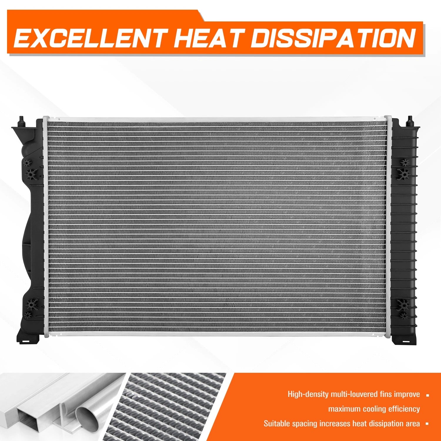 Aluminum Core Cooling Radiator for Audi A6 2.8L 3.2L (2005–2010) DPI-2828