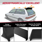 Rear Roof Spoiler Wing for Honda Civic Hatchback EF9 (1988–1991) Primed Black
