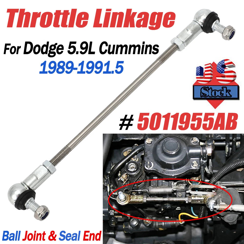 Throttle Linkage Rod 5011955AB for Dodge D250 D350 W350 W250 (1989–1991)