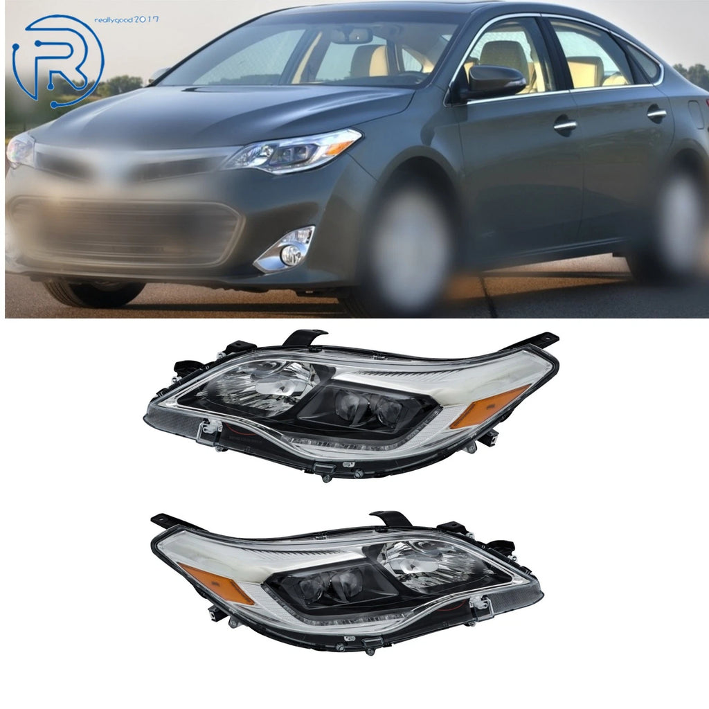 HID Xenon Headlights for Toyota Avalon (2013–2015) Pair Black Housing