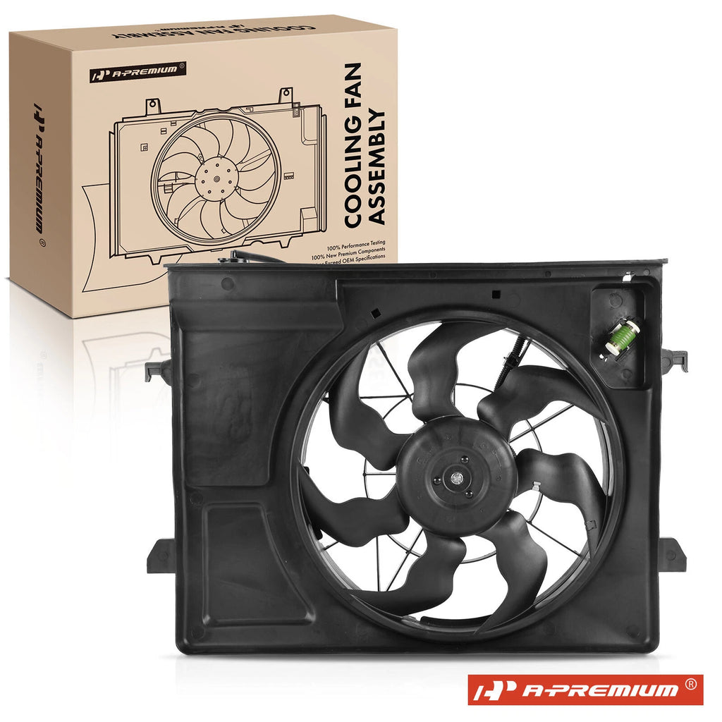 Cooling Fan Assembly with Shroud for Kia Forte (2010–2011)