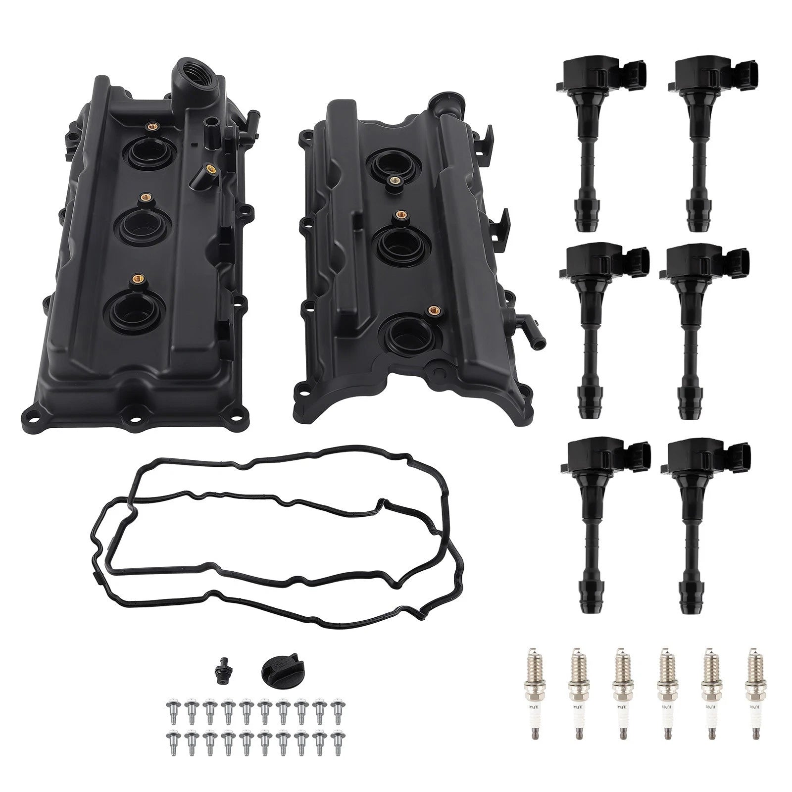 Valve Cover & Gasket Ignition Coil for Nissan Pathfinder Frontier (2005–2019)