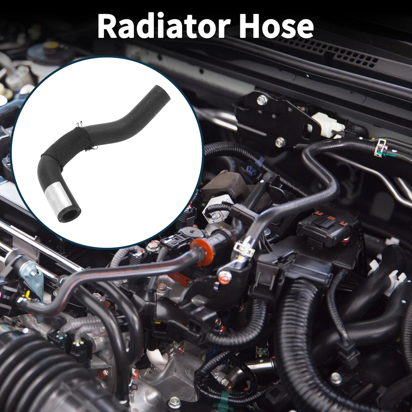 Radiator Hose Coolant Pipe for Audi A4 (2001–2004) No. 06C121058A Rubber