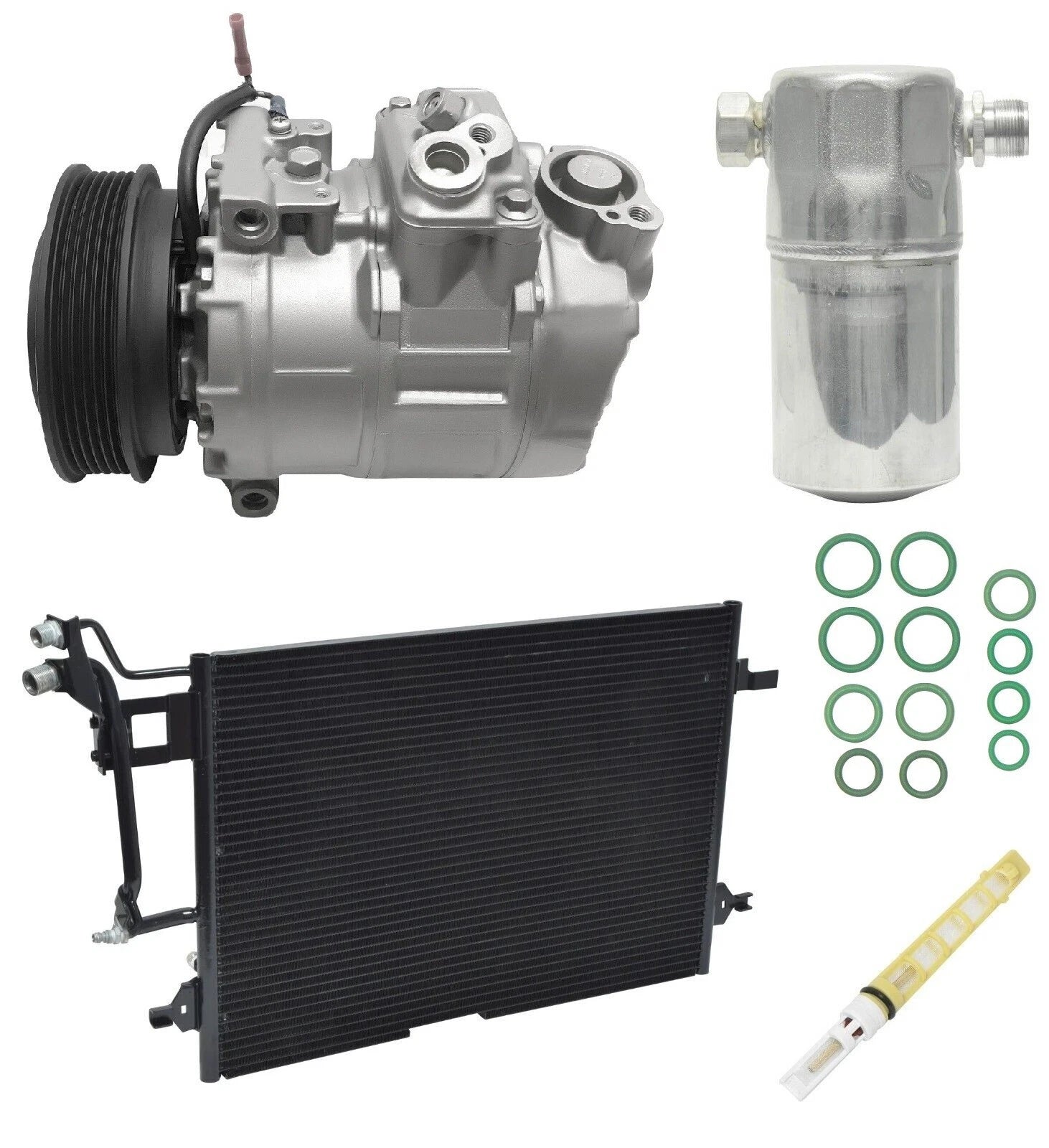 AC Compressor Kit with Condenser for Audi A4 Quattro (2000–2001)