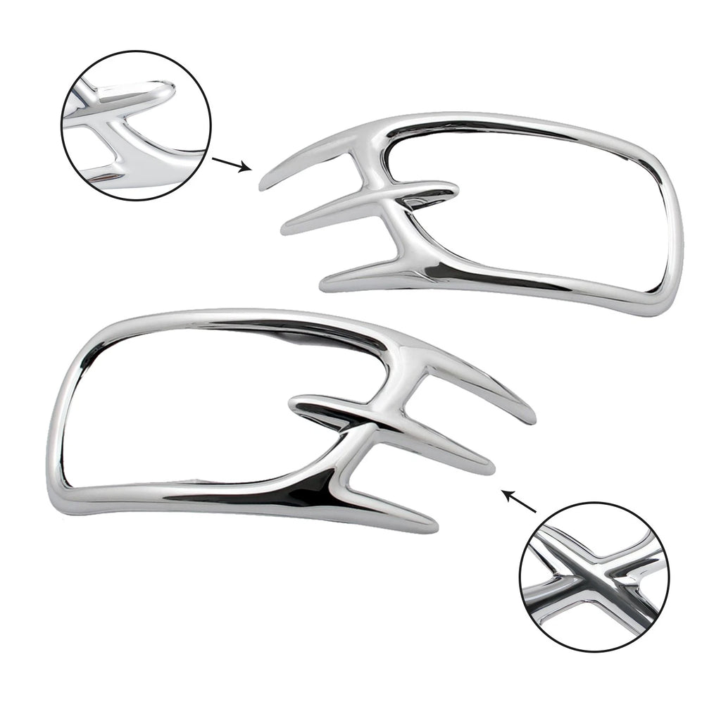 Chrome Fairing Mirror Back Accent Grilles for Honda GL1800 (2001–2011)