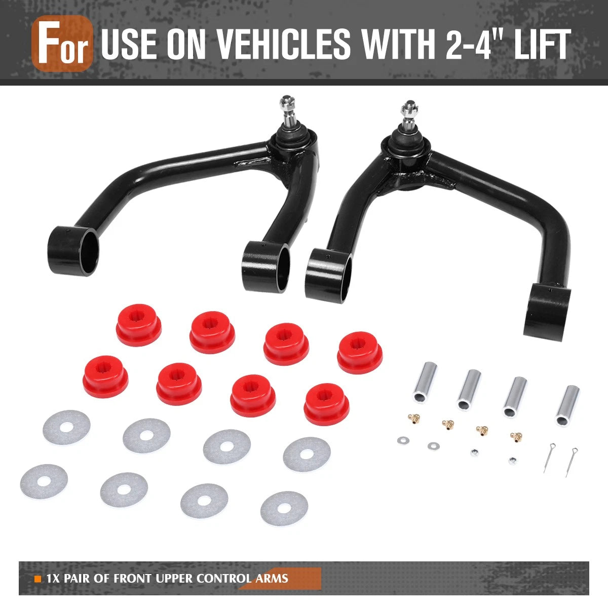 Set of 2 Front Upper Control Arms Kit for Toyota Sequoia Tundra (2007–2022)