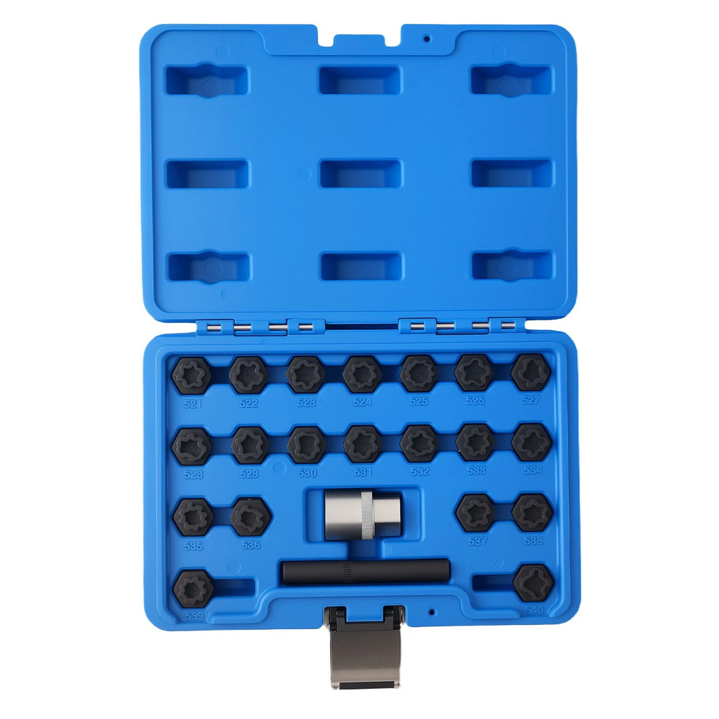 22pc Anti-Theft Socket Key Set for VW Beetle Jetta Tiguan Passat Golf (2000–2023)
