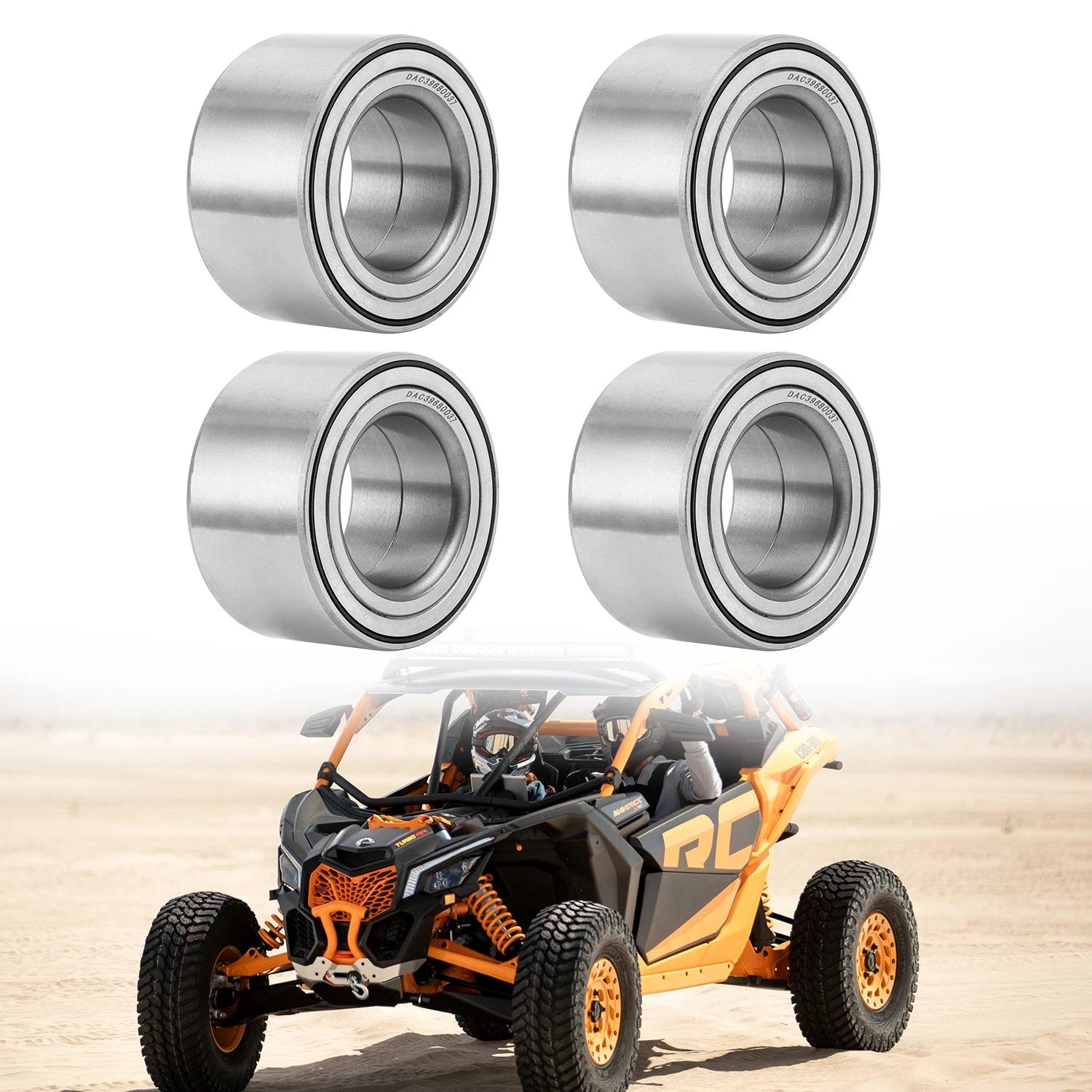 Front and Rear Wheel Bearings for Can-Am Maverick X3 (2017–2023) #293350129