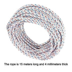 15m x 4mm Replacement Pull Cord for Gas Lawn Mowers (Recoil Starter)