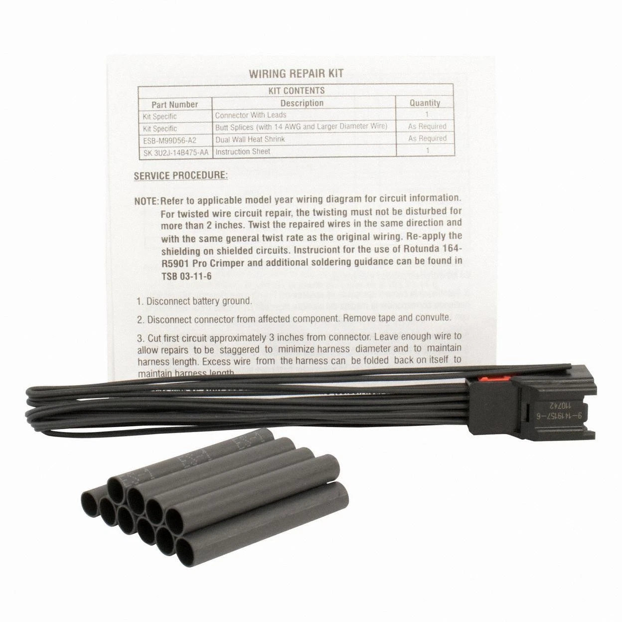 Motorcraft WPT-1196 Overhead Console Connector for Ford Mustang (2011–2012)