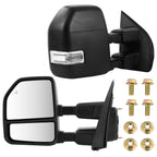 Set of 2 Power Heated Clearance Lamp Mirrors for Ford F250 (2017–2019)