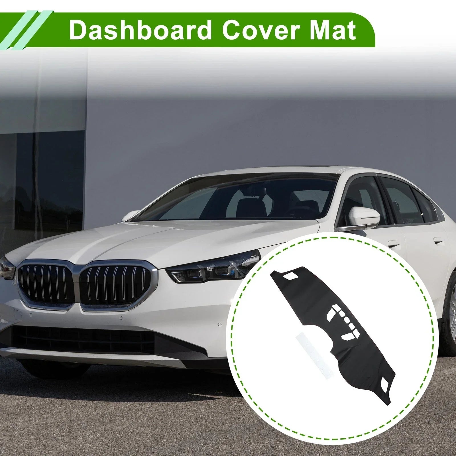 Dashboard Cover for BMW X1 (2016-2019) Dash Mat Carpet Black Red