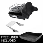 Chopped Trunk Backrest Rack Mount for Harley Touring (1997–2008)