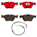 Front Ceramic Brake Pad Set with Sensor for BMW E82 E88 E90 E91 E92