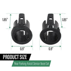 Set of 4 Rear Parking Assist Sensor Bezels for Ford F-250 F-350 (2008–2015)