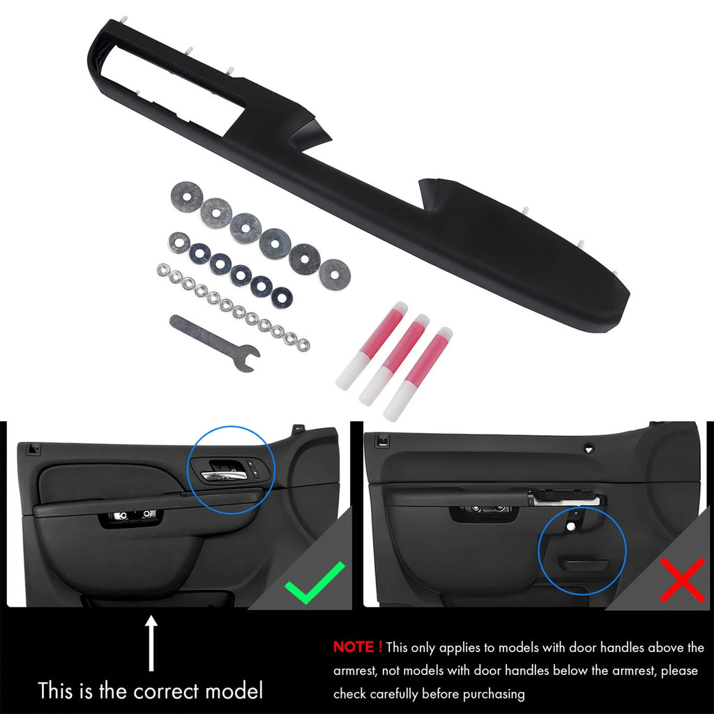 Passenger Right Door Panel Handle Armrest for Silverado