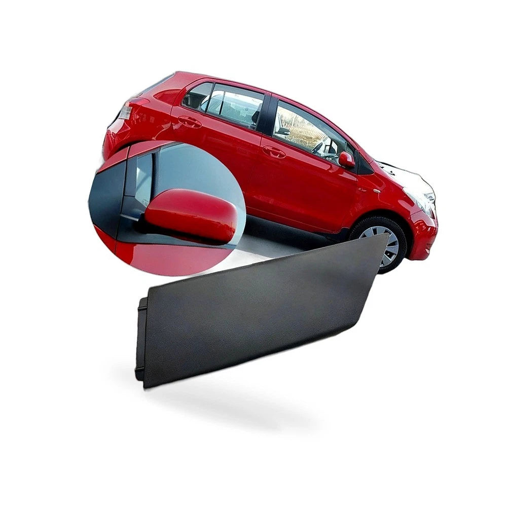 Set of 2 Exterior Rearview Mirror Upper Trim Strips for Toyota Yaris (2008–2013)