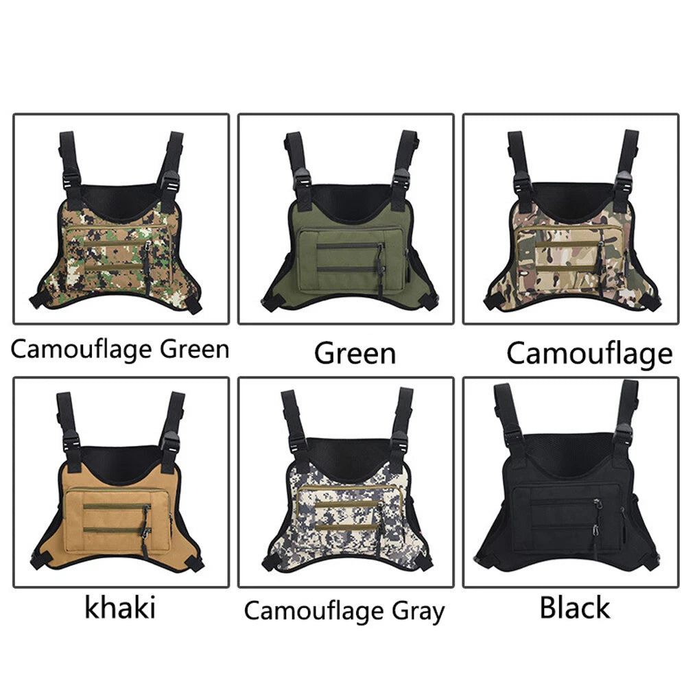 Protective Vest Tactical Chest Rig Bag for Outdoor Hiking