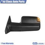 Left Power Heated Signal Puddle Light Mirror for Ram 1500 2500 3500 (2013–2017)