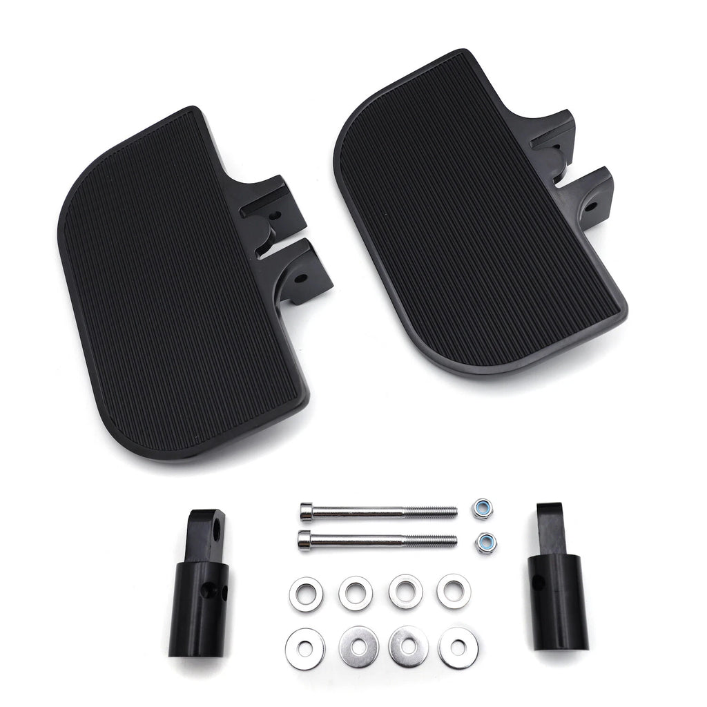 Black Floorboards for Harley Dyna Fat Bob/Low Rider/Street Bob/Super Glide (2006–2023)