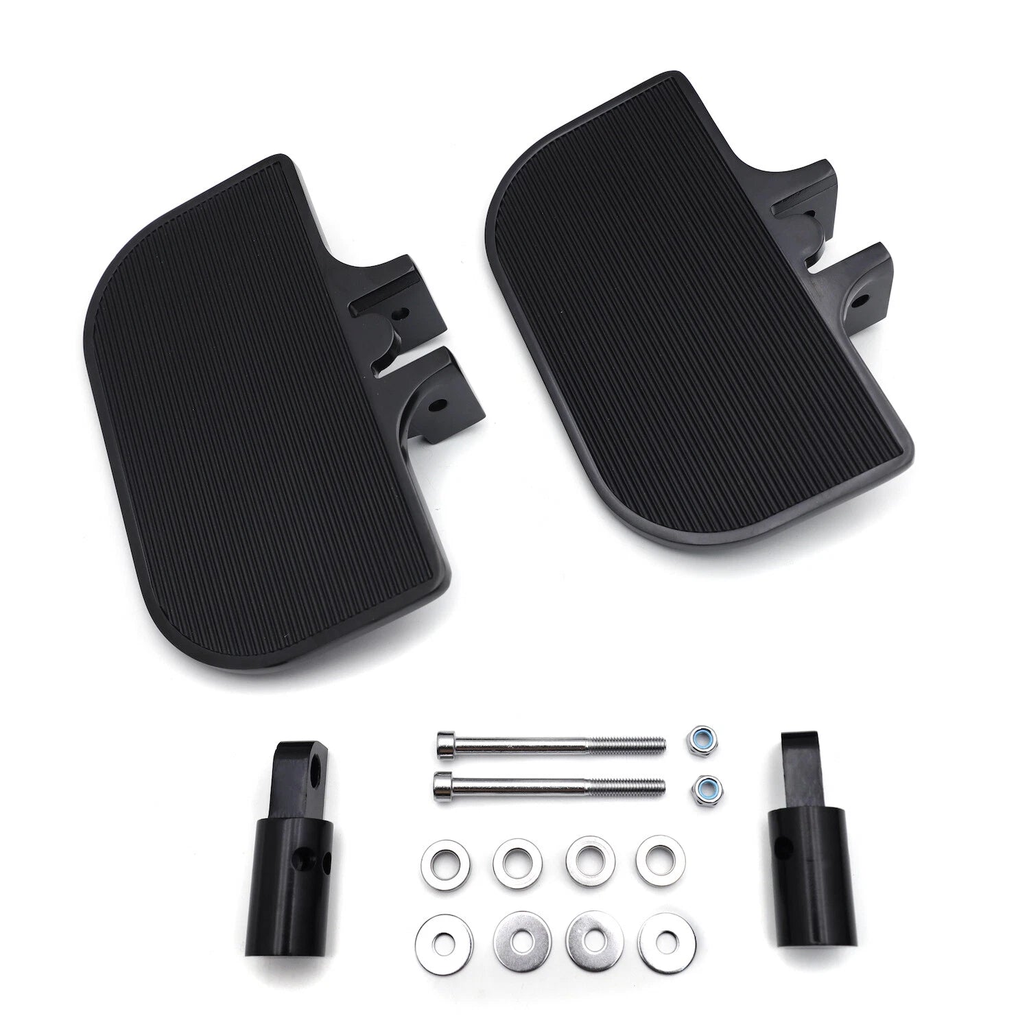 Black Floorboards for Harley Dyna Fat Bob/Low Rider/Street Bob/Super Glide (2006–2023)