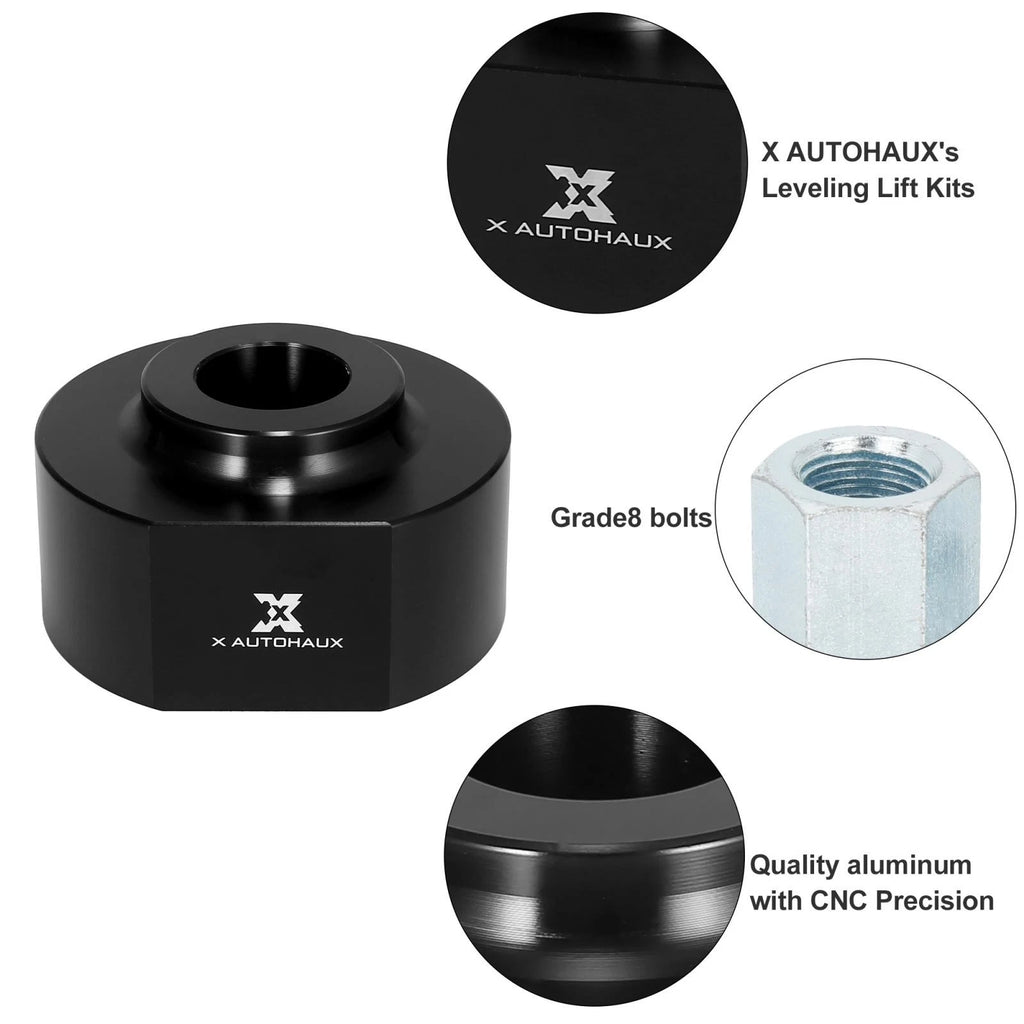 2 Inch Front Leveling Lift Kit for Ford F150, Excursion, F-250, F-350 (1999–2023)